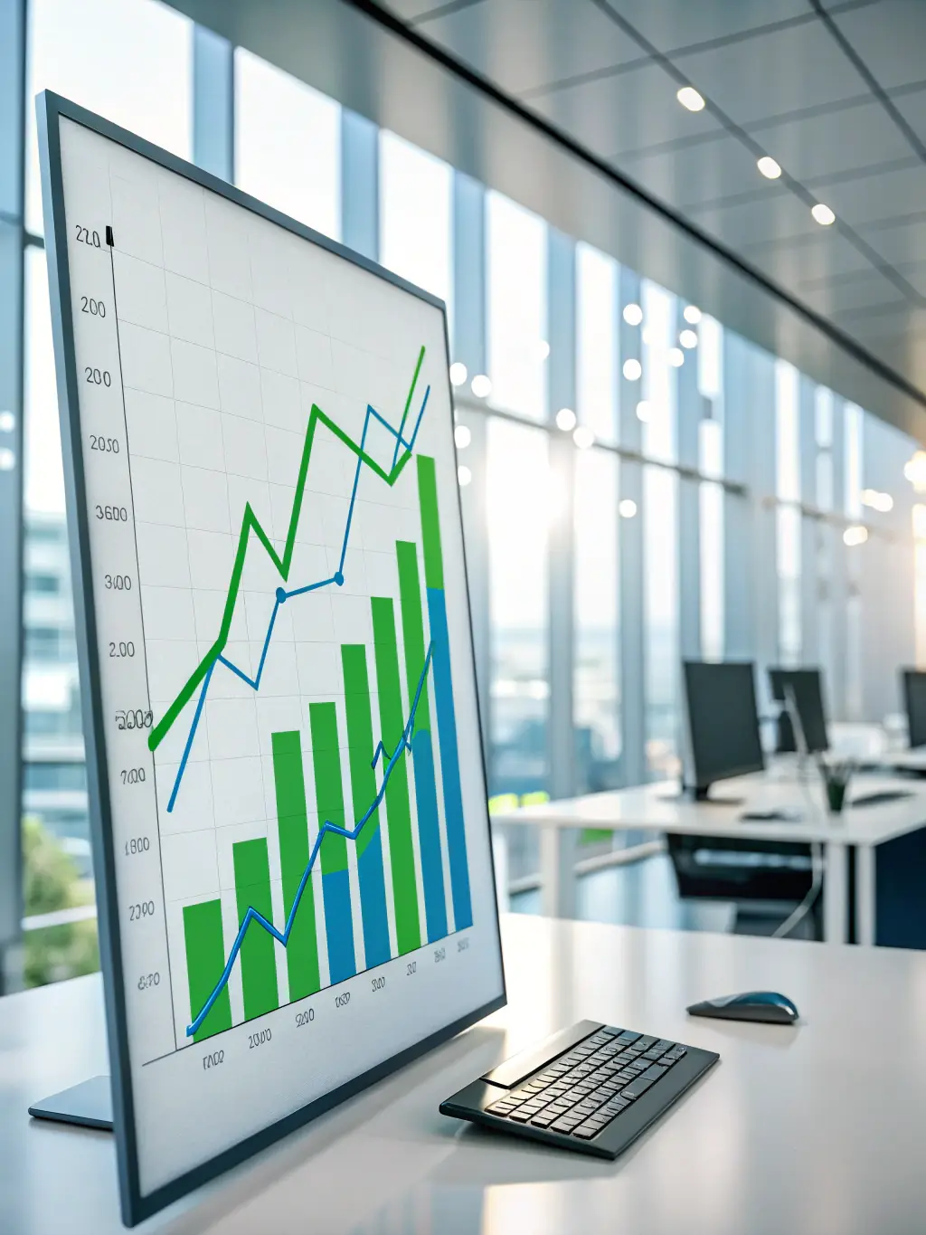 A graph showing a clear upward trend in customer satisfaction scores after implementing a Customer Experience automation solution by Meraki Digital.